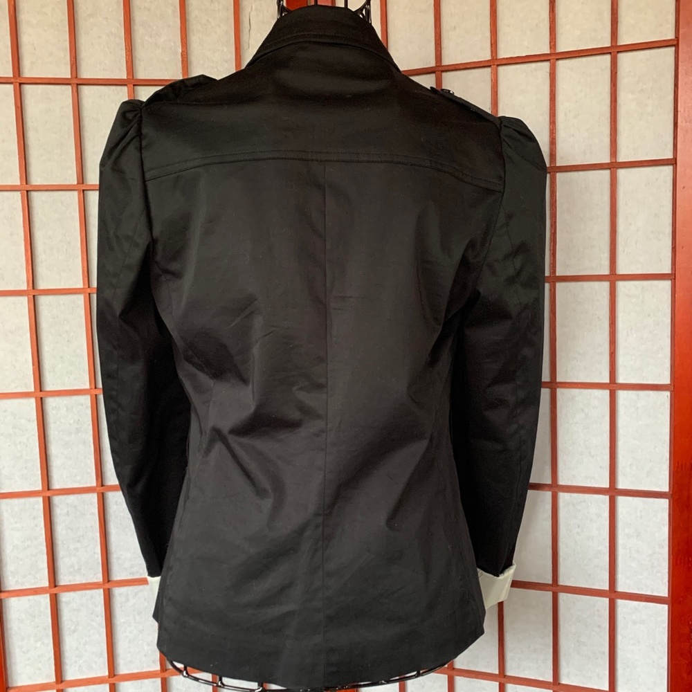 H&M Versatile Black Sheen Blazer NWOT - Picture 2 of 7